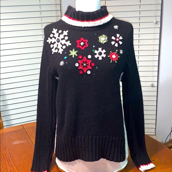 Christopher & Banks Sweaters - 🎄CHRISTMAS❄️Snowflake Sweater⛄️ Turtleneck❤️